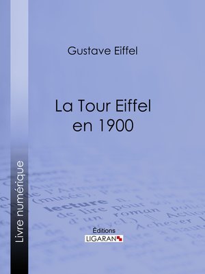 cover image of La tour Eiffel en 1900